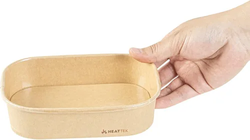 Miniatura 7 de Restaurantware Recipiente para llevar para microondas, 25 unidades, 16.9 onzas, caja de alimentos apta para horno, diseño resistente Kraft