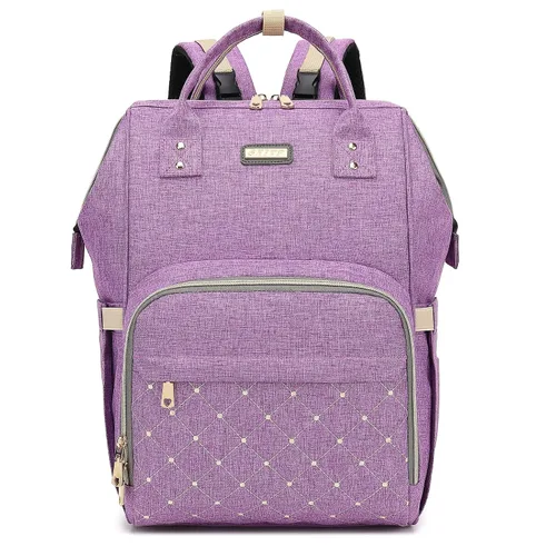 Miniatura 23 de Mochila para pañales, bolsas de pañales para bebés, niñas y niños, bolsas de bebé para mamás papás, bolsa cambiadora de pañales con bolsillos Azul