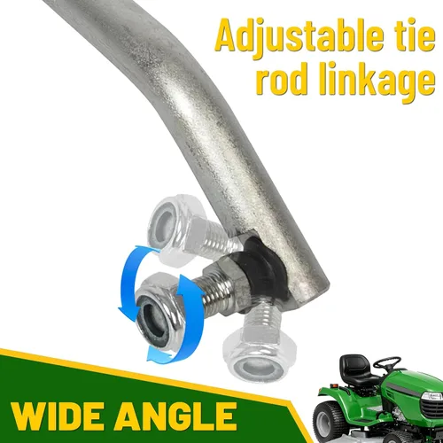 Miniatura 5 de HECASA Varilla de dirección compatible con John Deere GT225 GT235 GT235E GT245 GX255 LX280 LX289 Reemplazo para AM133800 +2 tuercas de seguridad