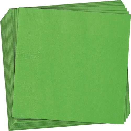Servilletas de papel sólido verde lima, 6.5 x 6.5 pulgadas (20 unidades), diseño elegante y duradero, perfectas para fiestas, eventos y celebraciones