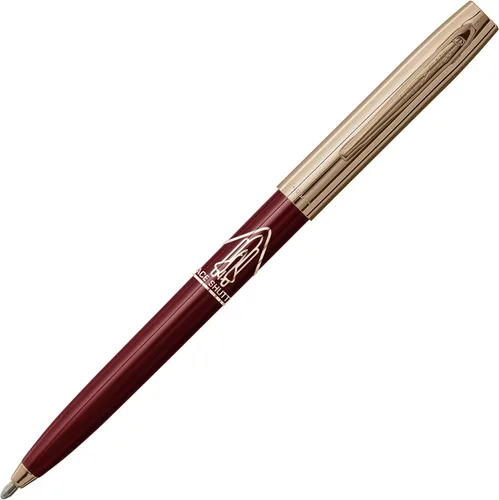 Miniatura 6 de Fisher Bolígrafo espacial negro y dorado con impresión Cap-O-Matic, bolígrafo presurizado, escribe boca abajo y en temperaturas extremas, tinta