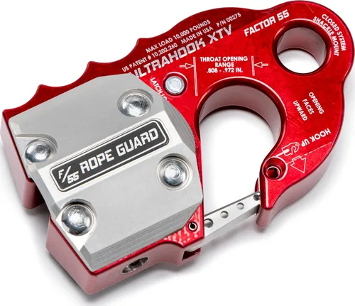 Miniatura 2 de Factor 55 UltraHook XTV - Protector de cuerda para protección de cuerda sintética, para vehículos XTV Powersport, color plateado