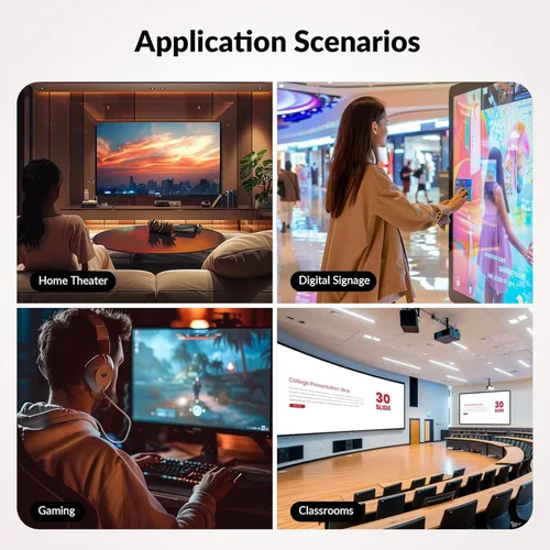 Miniatura 7 de Extensor HDMI HDBaseT de acceso AV sobre Cat6a/7, 4K @60Hz 130 pies/1080P 230 pies, paso bidireccional PoE, IR y RS232, CEC, para cine en casa, sala