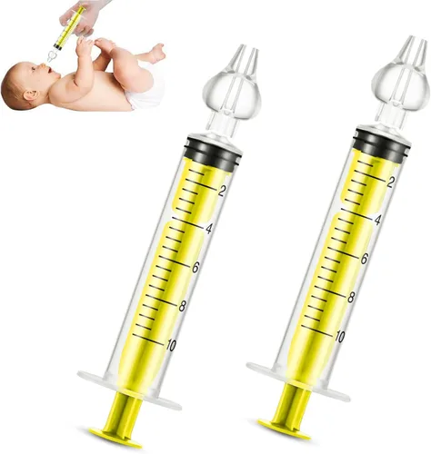 Miniatura 8 de Aspirador nasal para bebé, jeringa nasal para jeringa de bebé, irrigador nasal con punta de succión nasal de silicona reutilizable profesional, Azul