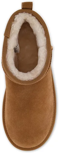 Miniatura 5 de CUSHIONAIRE Botas de plataforma Hippy Genuine Suede para mujer + espuma viscoelástica
