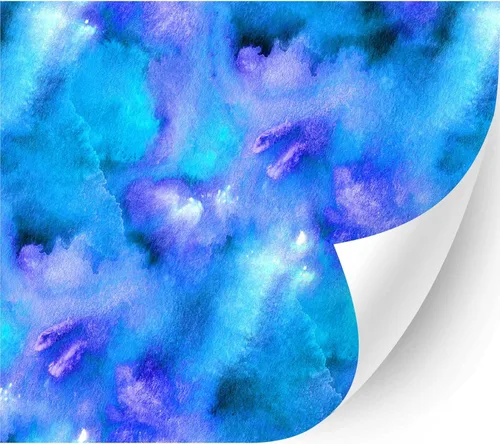 HTV4U Puff Ombre - Vinilo de transferencia de calor (acuarela abstracta, 12 x 20 pulgadas), papel de prensa 3D estampado para camisetas con patrón