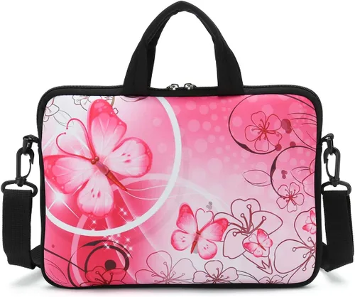 Miniatura 2 de RICHEN - Bolso bandolera para portátil de 17 pulgadas con asa, compatible con portátiles de 15.6/16/17/17.3/17.4 pulgadas