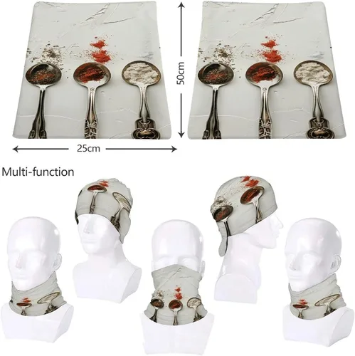 Miniatura 8 de Sun UV Protection Neck Gaiter Upf 50+ Balaclava Ski Set of Spoons Face Mask Summer Face Cover Scarf Breathable Bandana for Fishing Hunting Kayaking