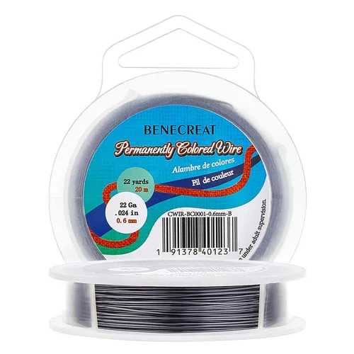 Miniatura 38 de BENECREAT Alambre de cobre para cuentas de joyería de calibre 18, resistente al deslustre, alambre de metal de bronce antiguo para hacer joyas