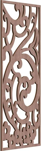 Miniatura 167 de Bridgewater - Paneles de pared decorativos de madera con calado, 9 3/8 pulgadas de ancho x 24 3/8 pulgadas de alto x 1/4 de alto, nogal