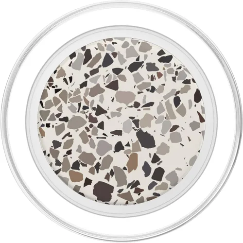Miniatura 2 de Terrazo Estético Abstracto Tonos Tierra Neutros Beige PopSockets MagSafe PopGrip para iPhone
