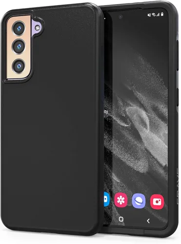 Funda Crave Slim Guard para Galaxy S21, Funda a Prueba de Golpes para Samsung Galaxy S21, S21 5G (6.2 pulgadas) - Negro
