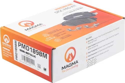 Miniatura 4 de MAGMA Premium PMD1898M Pastillas de freno semimetálicas, traseras