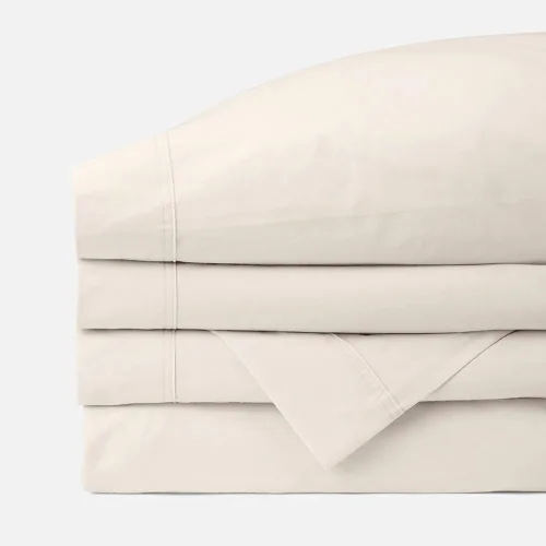 Miniatura 8 de Red Land Cotton Juego de sábanas de lujo 100% algodón cultivado en Estados Unidos Premium Hotel ultra ligero 4 piezas fabricado en Estados Blanco