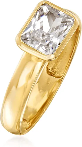 Miniatura 3 de Ross-Simons Anillo CZ de 1.70 quilates en oro amarillo de 14 quilates