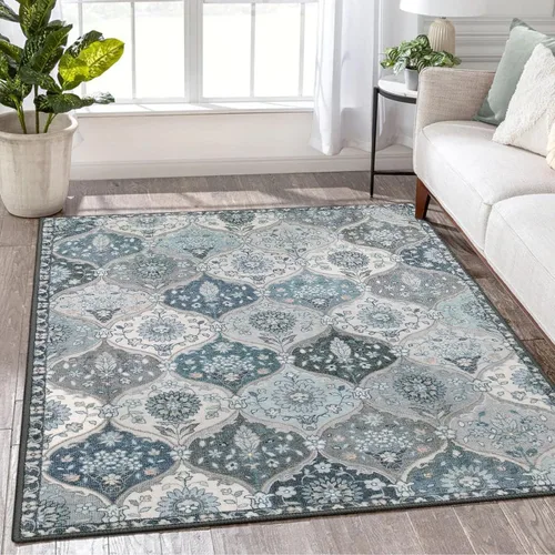 Miniatura 25 de Lahome - Alfombra de marroquí tejida, alfombra para cocina, pasillo, antideslizante, pasillo para entrada, pasillo de lavadero, dormitorio, 274 x