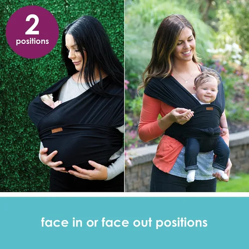Miniatura 2 de JJ Cole Agility Flex Cargador de bebé elástico – Portabebés de recién nacido a niño pequeño – Talla única para la mayoría de los padres – Mujeres