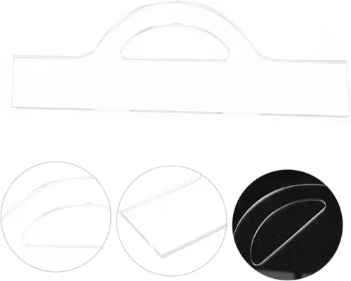 Miniatura 6 de Mikinona Plantilla de tabla de cortar, bandeja de asas, plantilla de enrutador, tabla de cortar de acrílico transparente, plantillas de enrutador