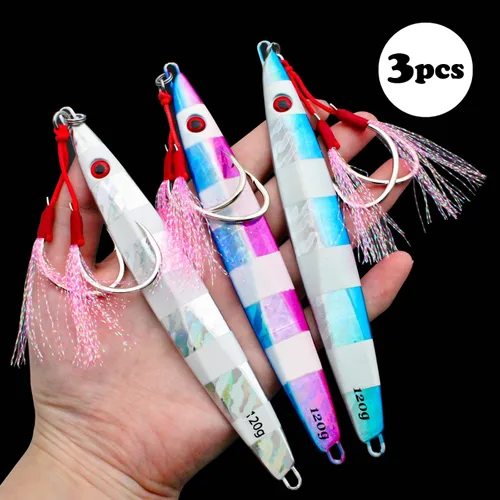 Miniatura 6 de Plantillas de pesca verticales de agua salada, cuchara de jigging vertical, señuelos de atún de pesca, señuelos artificiales de pesca para atún