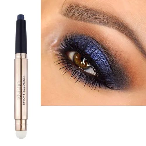 Sombra de ojos azul en barra para maquillaje, iluminador de ojos, crema para sombra de ojos, sombra de ojos en barra para maquillaje de ojos,