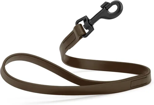 Miniatura 54 de Dogline Biothane - Correa impermeable para perro, correa de nailon tejido con revestimiento fuerte, con herrajes negros, a prueba de olores, fácil