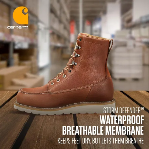 Miniatura 5 de Carhartt Botas de trabajo Wp de 8 pulgadas con punta de acero para hombre