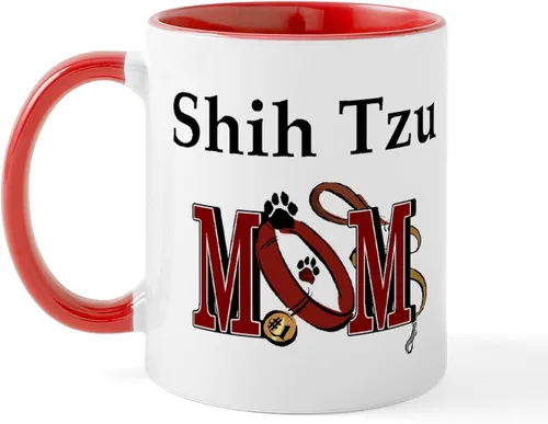 Miniatura 23 de CafePress Cute Shih Tzu Dog Mugs - Taza de café de cerámica de 11 oz (11.0 fl oz)