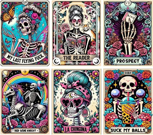 Miniatura 7 de 6 paquetes de kits de pintura de diamantes de Halloween para adultos, kits de arte de diamante de terror DIY para principiantes, kits de arte