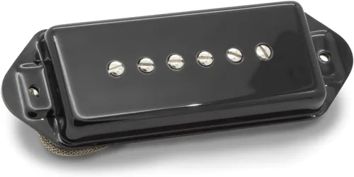 Seymour Duncan Antiquity P90 Dog Ear - Puente - Black Unaged Retrospec'd - Pastilla de Guitarra Eléctrica