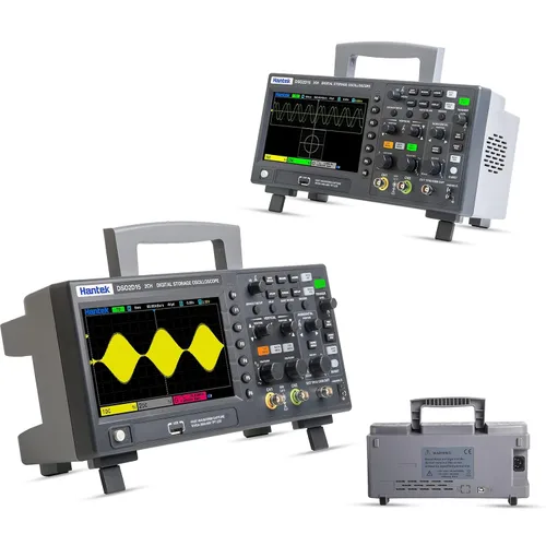 Miniatura 5 de Hantek Osciloscopio de almacenamiento digital DSO2D15 150MHz 1GSa/s 8M, 2 canales, 2CH+1CH con fuente de señal