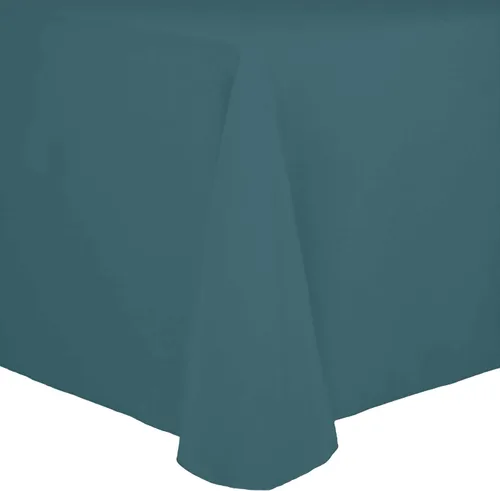 Miniatura 34 de Ultimate Textile Cotton-Feel - Mantel ovalado de poliéster hilado resistente a las manchas y a las arrugas, lavable a máquina, color berenjena, 1