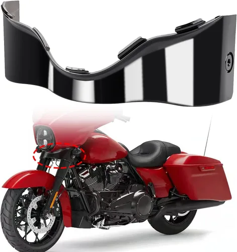 Miniatura 2 de Falda de carenado exterior con borde inferior de murciélago para Harley Electra Glide Street Glide Ultra Limited FLHXSE FLH FLHX FLHT FLHXS FLHTK