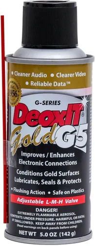 Hosa G5S-6 CAIG DeoxIT mejorador de contacto 5 % spray, 5 oz