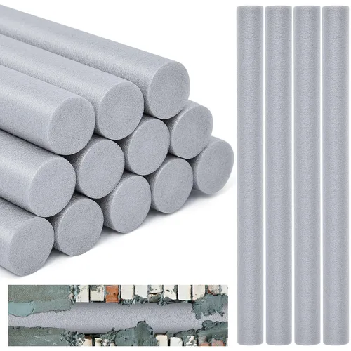 Leyndo 12 piezas de 2 pulgadas x 25.4 pulgadas de largo, varilla de respaldo de celda cerrada, cuerda de relleno de grietas de hormigón, tiras de