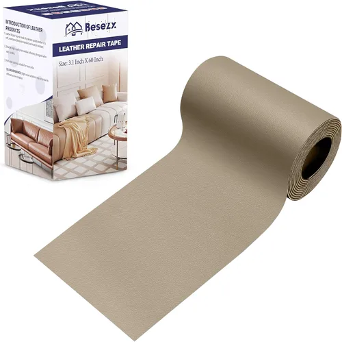 Miniatura 17 de Kit de Cinta de Parche para Reparación de Cuero, Reparación de Cuero Autoadhesiva para Muebles, Sofá, Sillón, Asientos de Automóvil, Silla