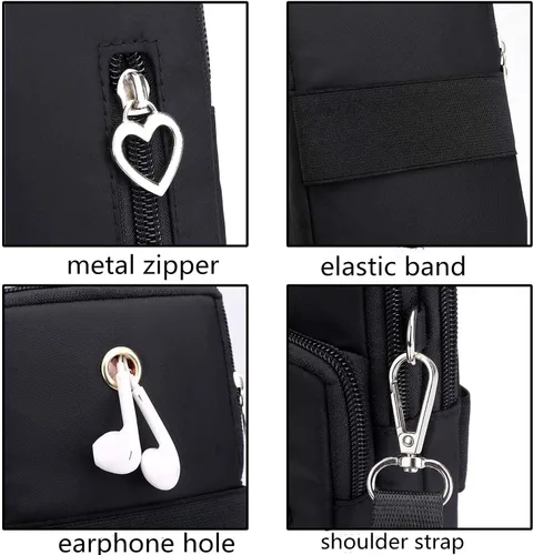 Miniatura 5 de Cartera para teléfono celular, bolsa cruzada para Samsung Galaxy S24 S23 Ultra S21 S22 S20 Plus Fe Note 20 A15 5G A25 A35 A05S A14 A13 A54 A71