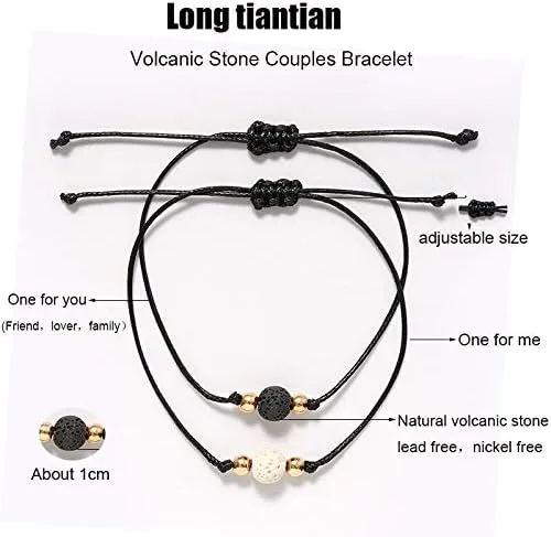 Miniatura 2 de Pulseras de regalo para madre e hija, pulsera de mejor amiga, rosa pomise a juego para parejas, pulseras familiares para mujeres y niñas, Cobre, otro