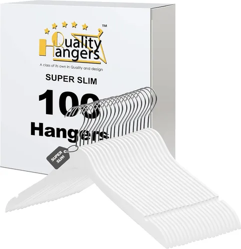 Miniatura 11 de Percha de ropa de madera ultra fina de lujo que ahorra 100 grados con barra cuadrada para pantalones, lo mejor para camisas, blusas, pantalones