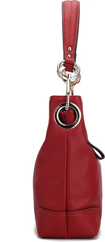 Miniatura 16 de MKF Collection Mia K - Bolso Hobo para mujer, de piel vegana, bolso de hombro holgado, bolso con asa superior