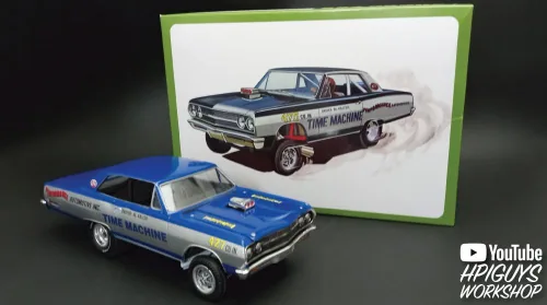 Miniatura 5 de AMT 1965 Chevy Chevelle AWB Time Machine 1:25 Kit de modelo a escala