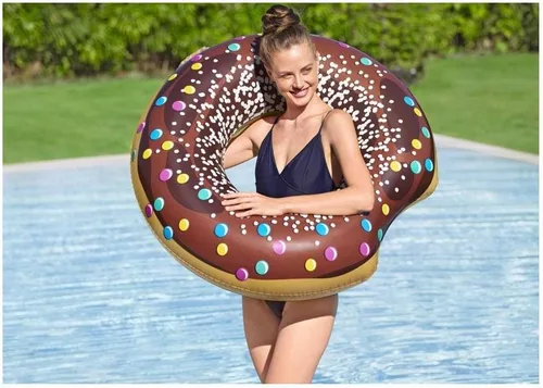 Miniatura 3 de Bestway 36118 Anillo de natación con forma de dona de 3/4 pulgadas de diámetro para adultos