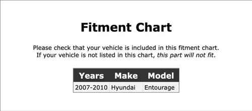 Miniatura 2 de Buje trasero del brazo de control de la suspensión compatible con Hyundai Entourage 2007 2008 2009 2010 PC-113090 2010 2009 2008 2007
