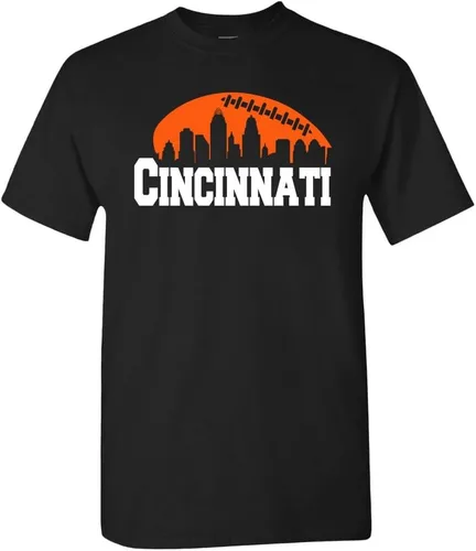 Miniatura 41 de Xtreme Apparrel City Skyline - Camiseta de hombre para los aficionados al fútbol americano Baltimore - Camisa púrpura
