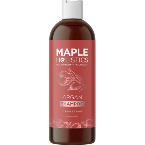 Miniatura 9 de Champú de aceite de argán para cabello seco - Champú sin sulfato para cabello dañado y encrespamiento con aceite de argán para el cabello - Champú