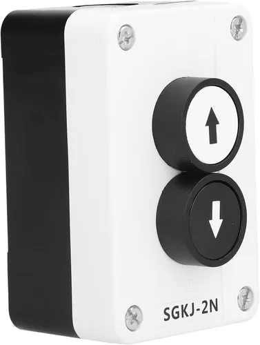 Miniatura 9 de Caja de control de interruptor de subida y abajo, estación de interruptor momentánea de CA 400 V 10 A con orificio de alambre de 0.787 in