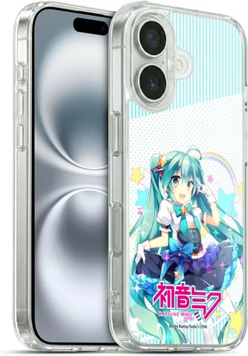 Miniatura 154 de Head Case Designs Licencia Oficial Hatsune Miku Gráficos Lindos Carcasa de Gel [Protección de Grado Militar] Compatible con Apple iPhone 7