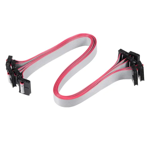Miniatura 7 de uxcell IDC 6 pines conector plano cinta cable hembra longitud 11.8 in 0.079 in paso, 5pcs