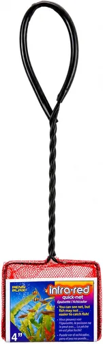 Miniatura 11 de Penn-Plax Quick-Net Aquarium Fish Net - Fine Mesh, Vinyl-Covered Braided Handle - Small Aquarium Cleaning Tool for Gentle Fish Handling - Use in