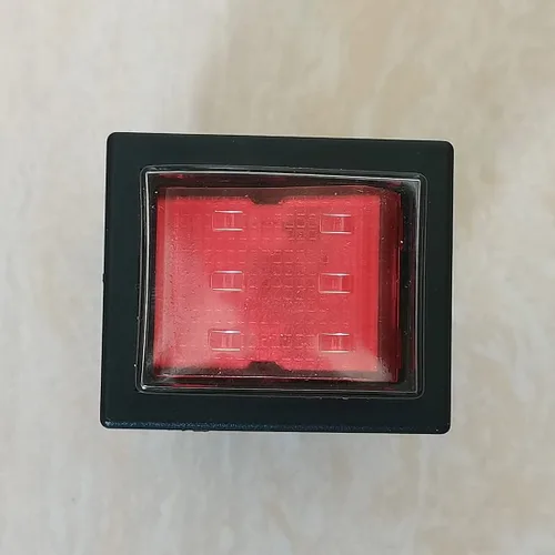 Miniatura 5 de 1 pieza KEDU HY12 Interruptor basculante ON Off Interruptores de botón pulsador con luz AC125V/250V/400V