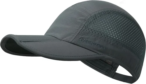 Miniatura 24 de GADIEMKENSD Sombrero plegable para hombre de ala larga con protección solar UPF 50+ Plegable Gris Claro